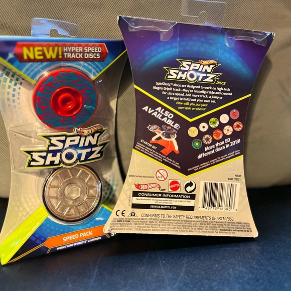Hot Wheels Spin Shotz Endurance Packs Track Discs multiple color options - Picture 5 of 5